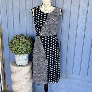 CATO Stylish Navy and White Women's Dress